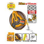 INGC0 20Mx15MM Fibreglass Measuring Tape - HFMT1820