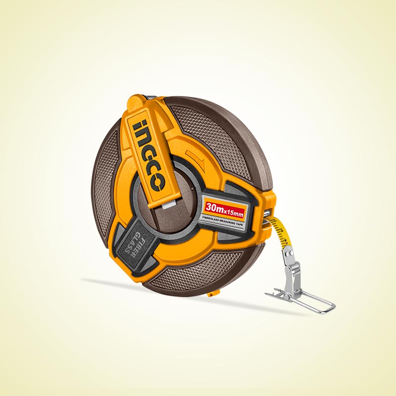 INGCO 30Mx15MM Fibreglass Measuring Tape - HFMT1830