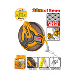 INGCO 30Mx15MM Fibreglass Measuring Tape - HFMT1830