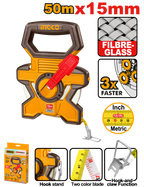 INGCO 50Mx15MM Fibreglass Measuring Tape - HFMT1850