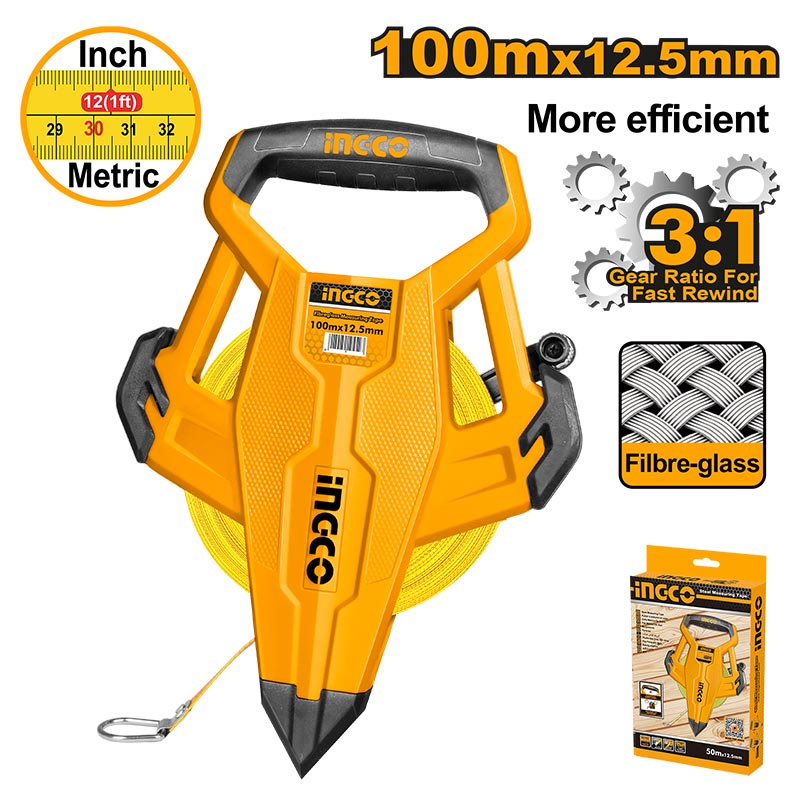 INGCO Fibreglass Measuring Tape - HFMT83100