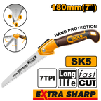 INGCO Extra Sharp 180MM (7") Folding Saw - HFSW1806