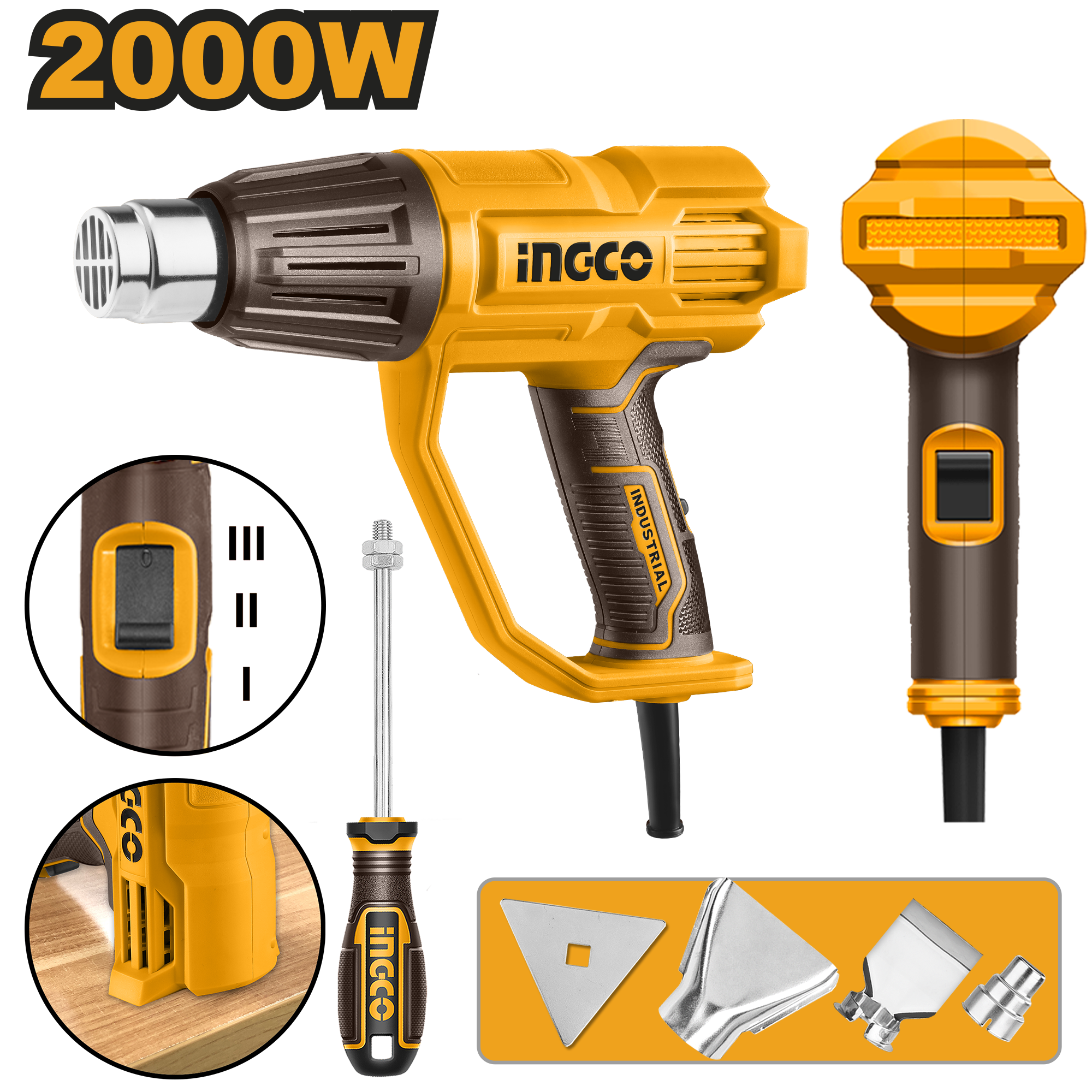INGCO Heat Gun  - HG200078