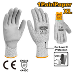 INGCO 1 Pair/Paper Cut-Resistance Gloves - HGCG02-XL