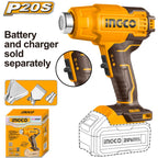 INGCO Lithium-Ion Heat Gun 20V - C10 - HGLI2002