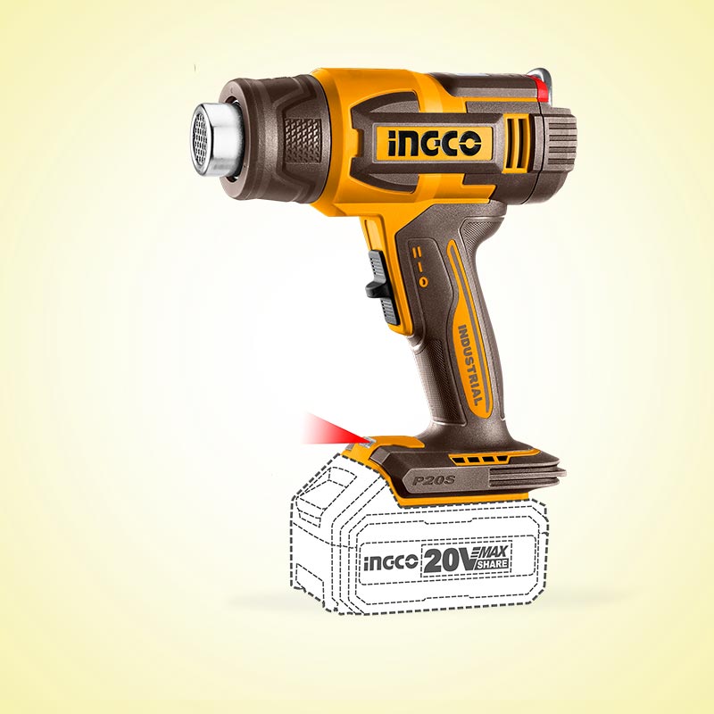INGCO Cordless Heat Gun - HGLI2003