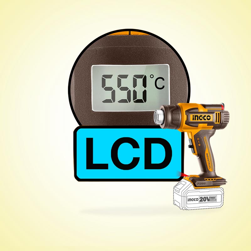 INGCO Cordless Heat Gun - HGLI2003