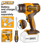 INGCO Cordless Heat Gun - HGLI2006
