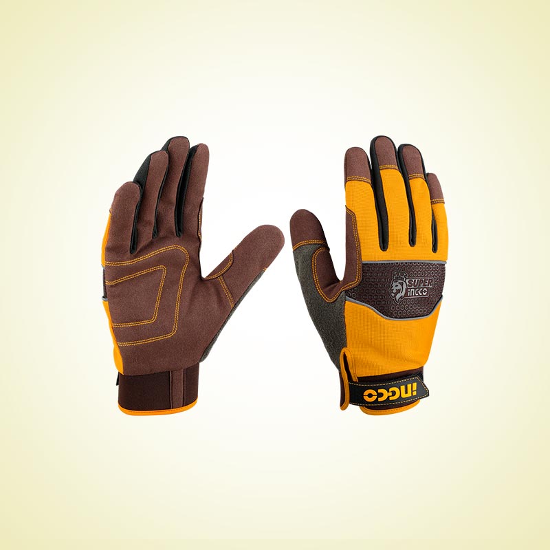 INGCO 1 Pair/Paper Mechanic Gloves - HGMG01-XL