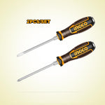 INGCO 2 PCs Go-Through Screwdriver Set - HGTST0208
