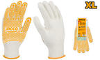 INGCO XL Knitted & PVC Dots Gloves - HGVK05