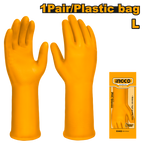 INGCO 1 Pair/Plastic Bag L PVC Gloves - HGVP01