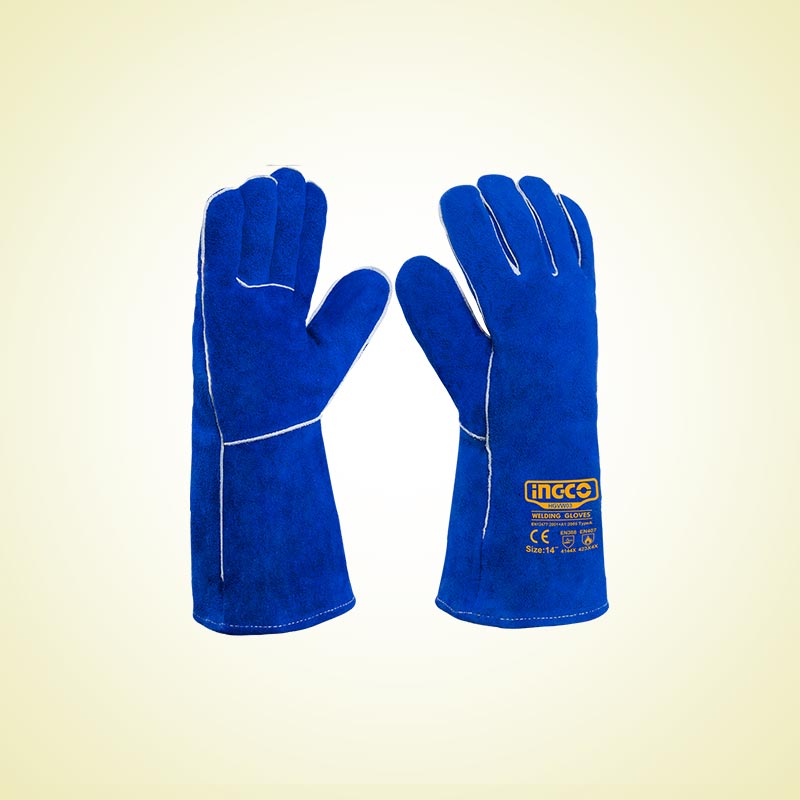 INGCO 250° 14" 1 Pair/Paper Welding Gloves - HGVW03