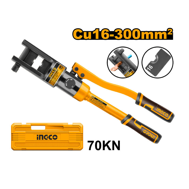 INGCO 16–300mm² Hydraulic Crimping Tool - HHCT01240