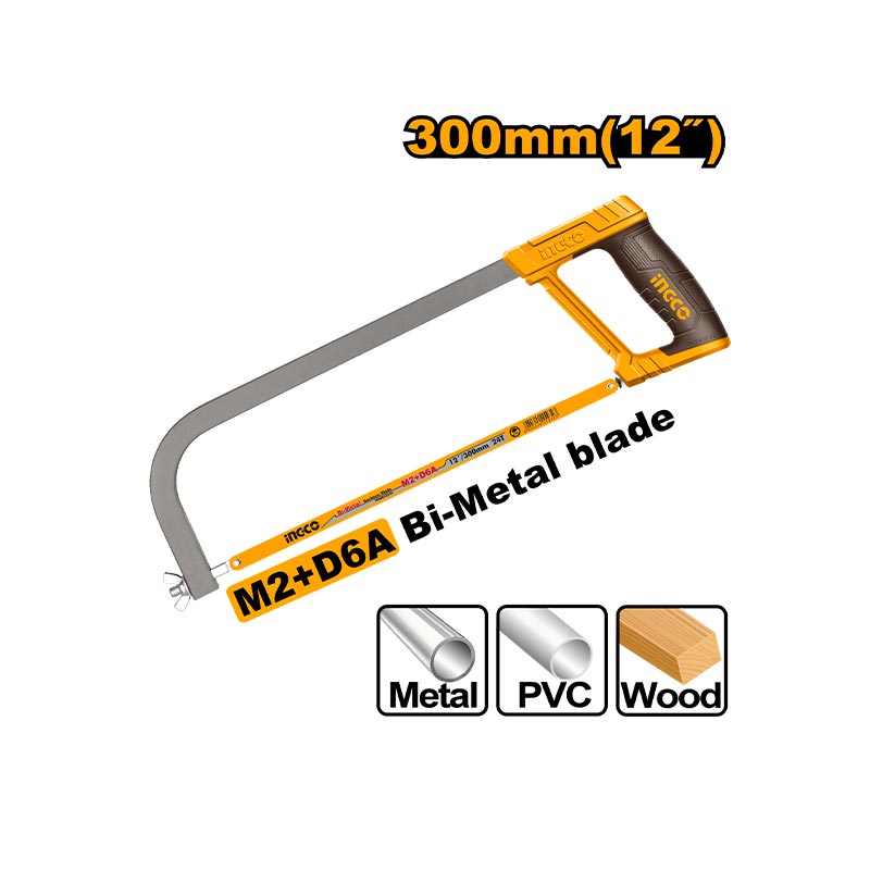 INGCO 300MM (12") Hacksaw Frame - HHFS3068
