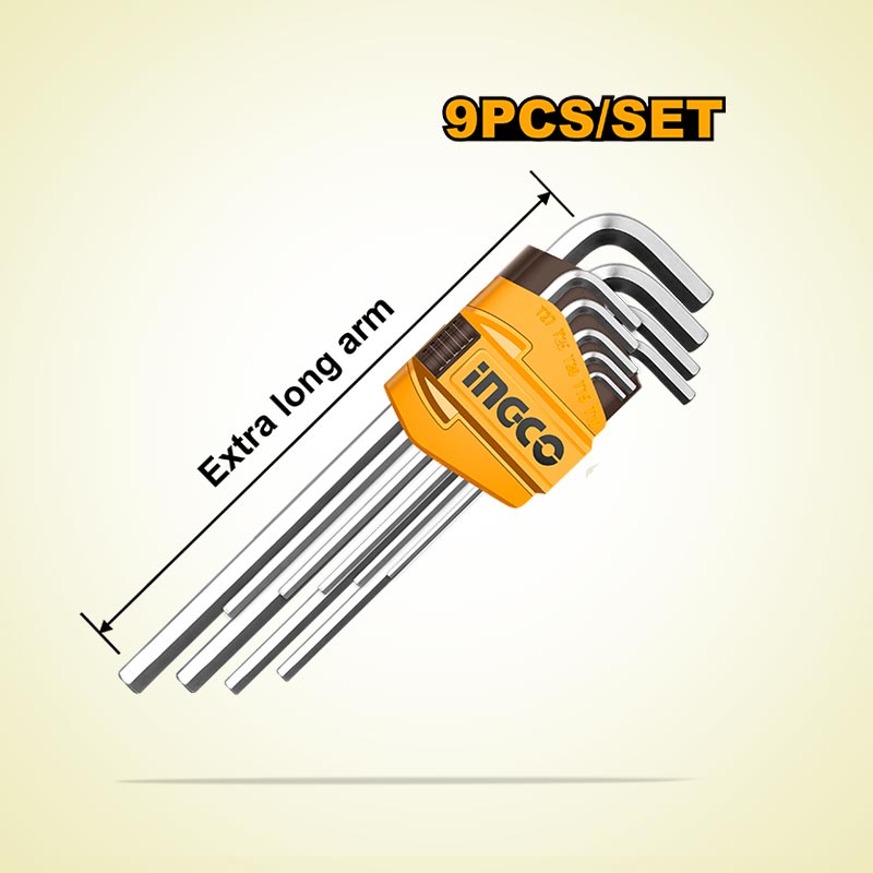 INGCO 9 PCs Set Hex Key - HHK11092