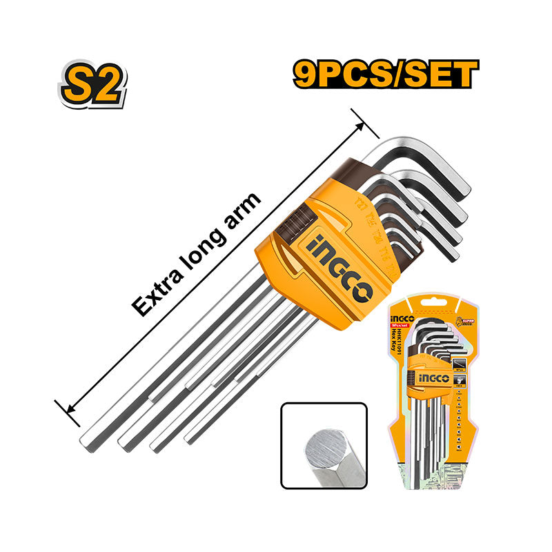 INGCO 9 PCs Set Hex Key - HHK11092 Main image