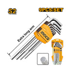 INGCO 9 PCs Set Hex Key - HHK11092