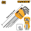 INGCO 9 PCs Set Hex Key - HHK11092