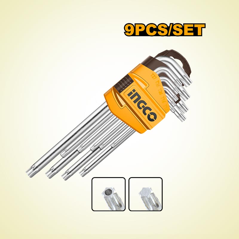 INGCO 9 PCs Set Torx Key - HHK13091