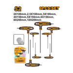 INGCO 8 PCs T-Handle Hex Wrench Set - HHKT80818