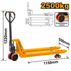 INGCO 2500KG Hand Pallet Truck - HHPT01251