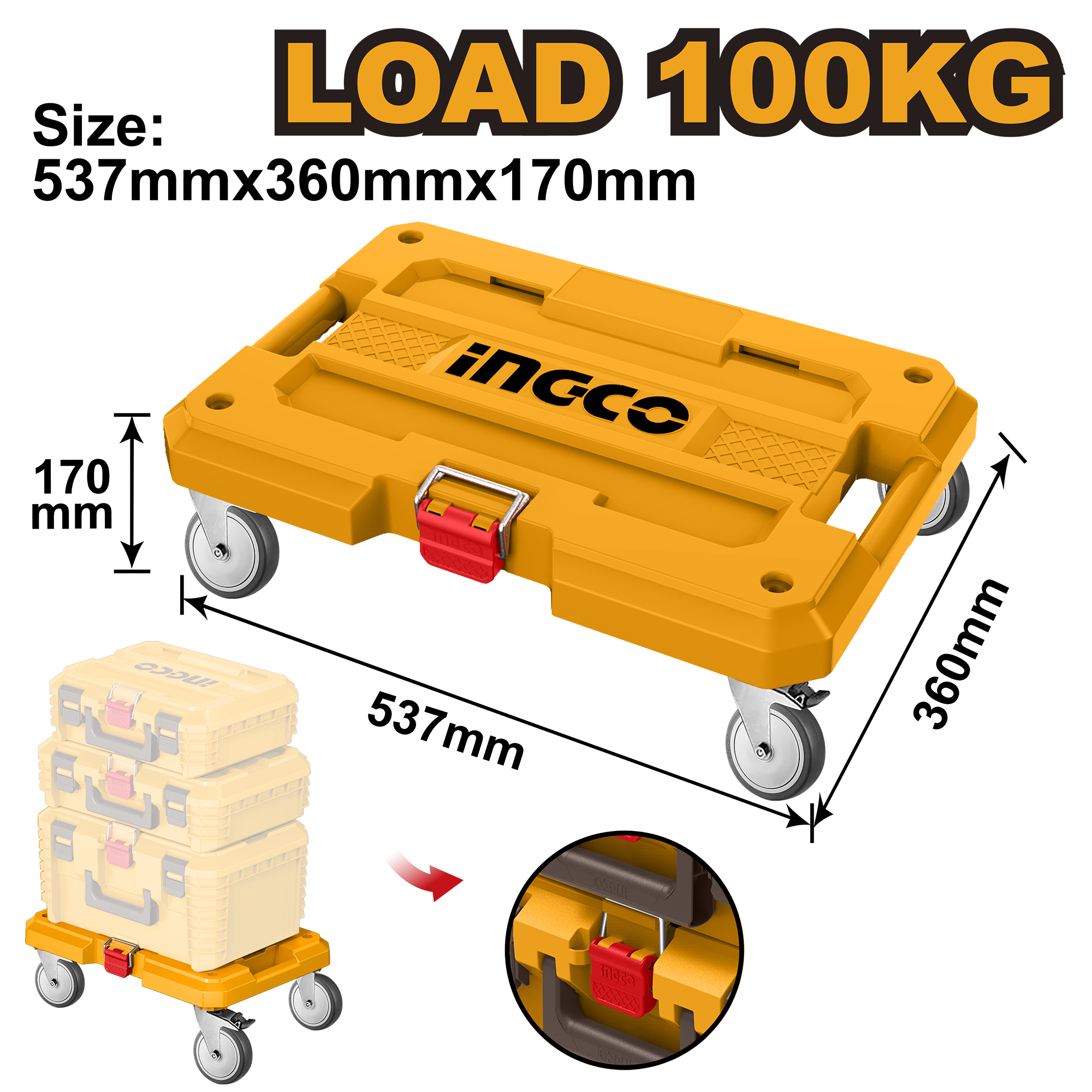INGCO 100 Kg Rolling Board - HHWB61001