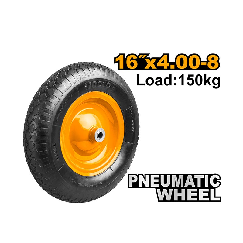 INGCO 150KG, 16"x4.00-8 Pneumatic Wheel - HHWB64018G-W