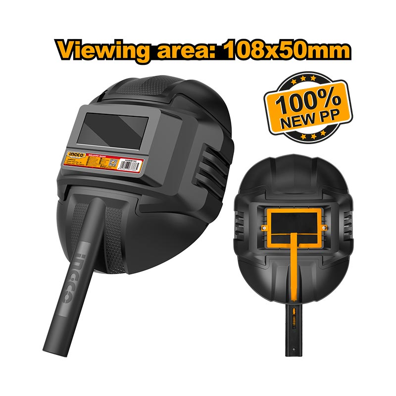 INGCO 108x50MM Viewing Area Welding Mask - HHWM102