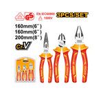 INGCO 3 PCs Insulated Pliers Set - HIKPS28318