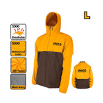 INGCO Breathable, Waterproof Index Jackets - HJATL2281.L, XL & XXL
