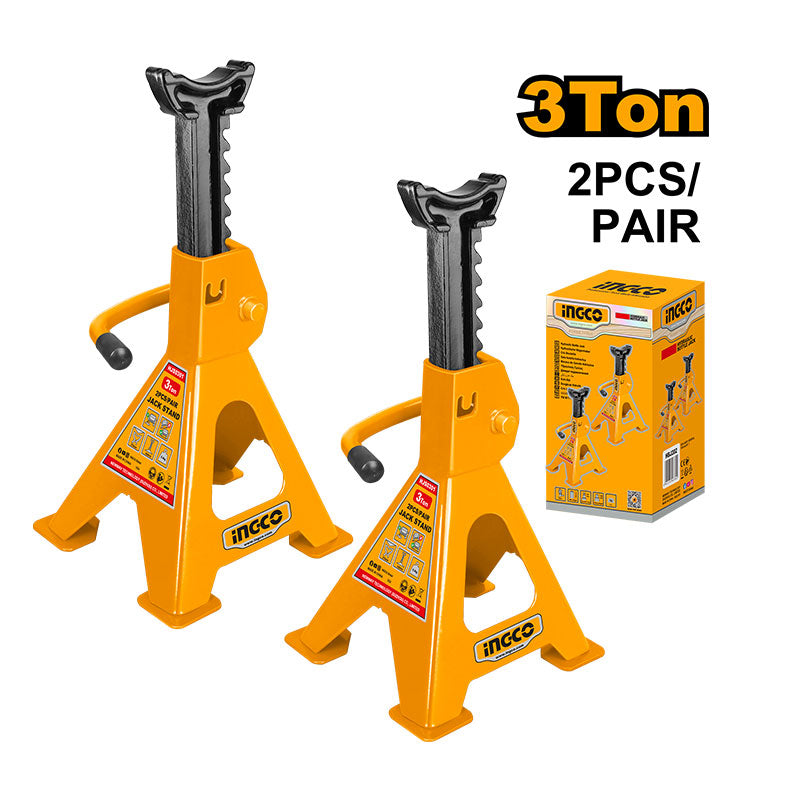 INGCO 3 Ton 2 PCs/Pair Jack Stand - HJS0301