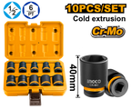 INGCO 10 Pcs 1/2"DR. Impact Socket Set - HKISSD12101