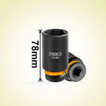 INGCO 10 Pcs 1/2" Deep Impact Socket Set - HKISSD12102L