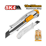 INGCO SK4 18x100MM Snap-Off Blade Knife - HKNS11807