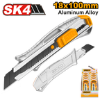 INGCO SK4 18x100MM Snap-Off Blade Knife - HKNS11807