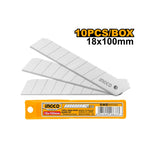 INGCO 10 PCs 18MM Knife Blades Set - HKNSB112