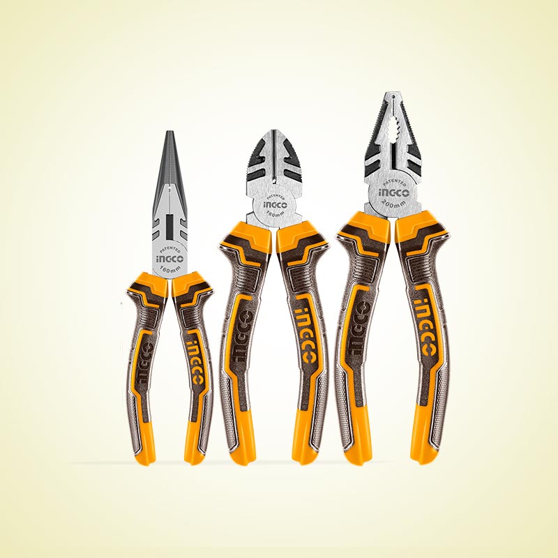 INGCO 3 Pcs pliers set - HKPS08318