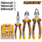 INGCO 3 Pcs pliers set - HKPS08318