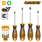 INGCO 4 PCs Screwdriver Set - HKSD0428