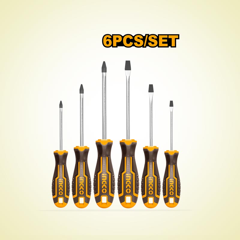 INGCO 6 Pcs Screwdriver Set - HKSD0628