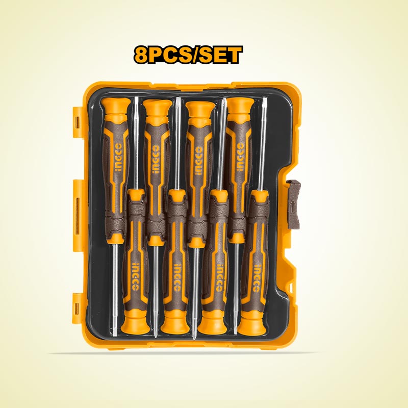 INGCO 8 PCs Precision Screwdriver Set - HKSD0818