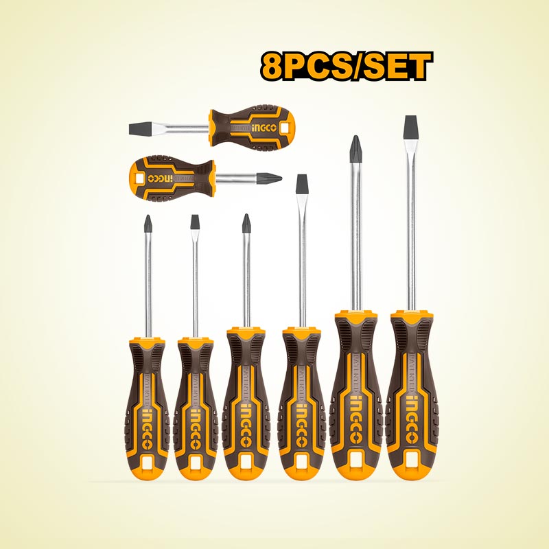 INGCO 8 PCs Screwdriver Set - HKSD0828