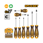 INGCO 8 PCs Screwdriver Set - HKSD0828