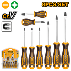 INGCO 8 PCs Screwdriver Set - HKSD0828