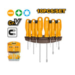 INGCO 10 PCs Screwdriver and Precision Screwdriver Set- HKSD1058