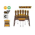 INGCO 14 PCs Screwdriver and Precision Screwdriver Set - HKSD1428