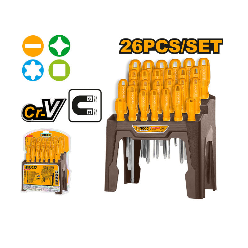 INGCO 26 PCs Screwdriver Set - HKSD2658