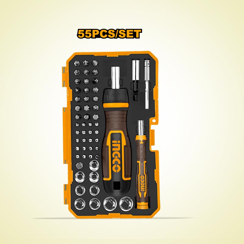 INGCO 55 PCs Screwdriver Bits Set - HKSDB0558