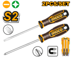 INGCO 2 Pcs Screwdriver Set - HKSDS0228